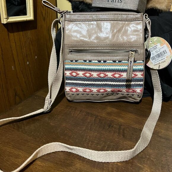 THE SAK southwest decoration purse with Arm Strap multi pocket NEW - Picture 1 of 5